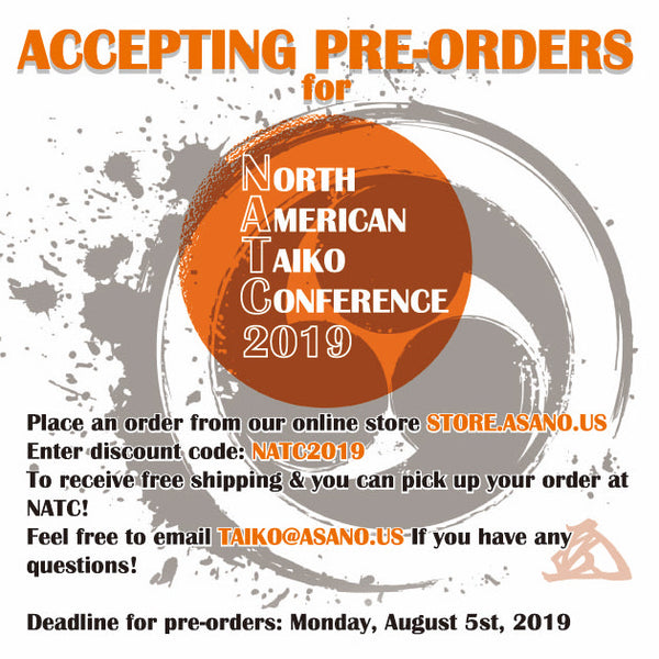 Accepting pre-orders for NATC2019!