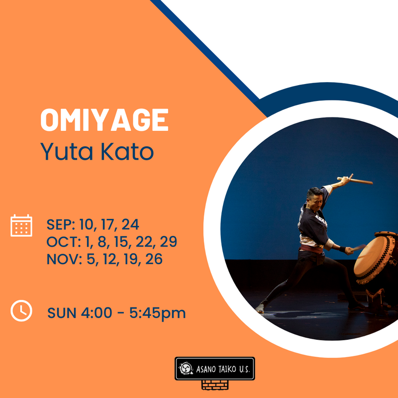 Yuta Kato: Omiyage - SUN 4PM