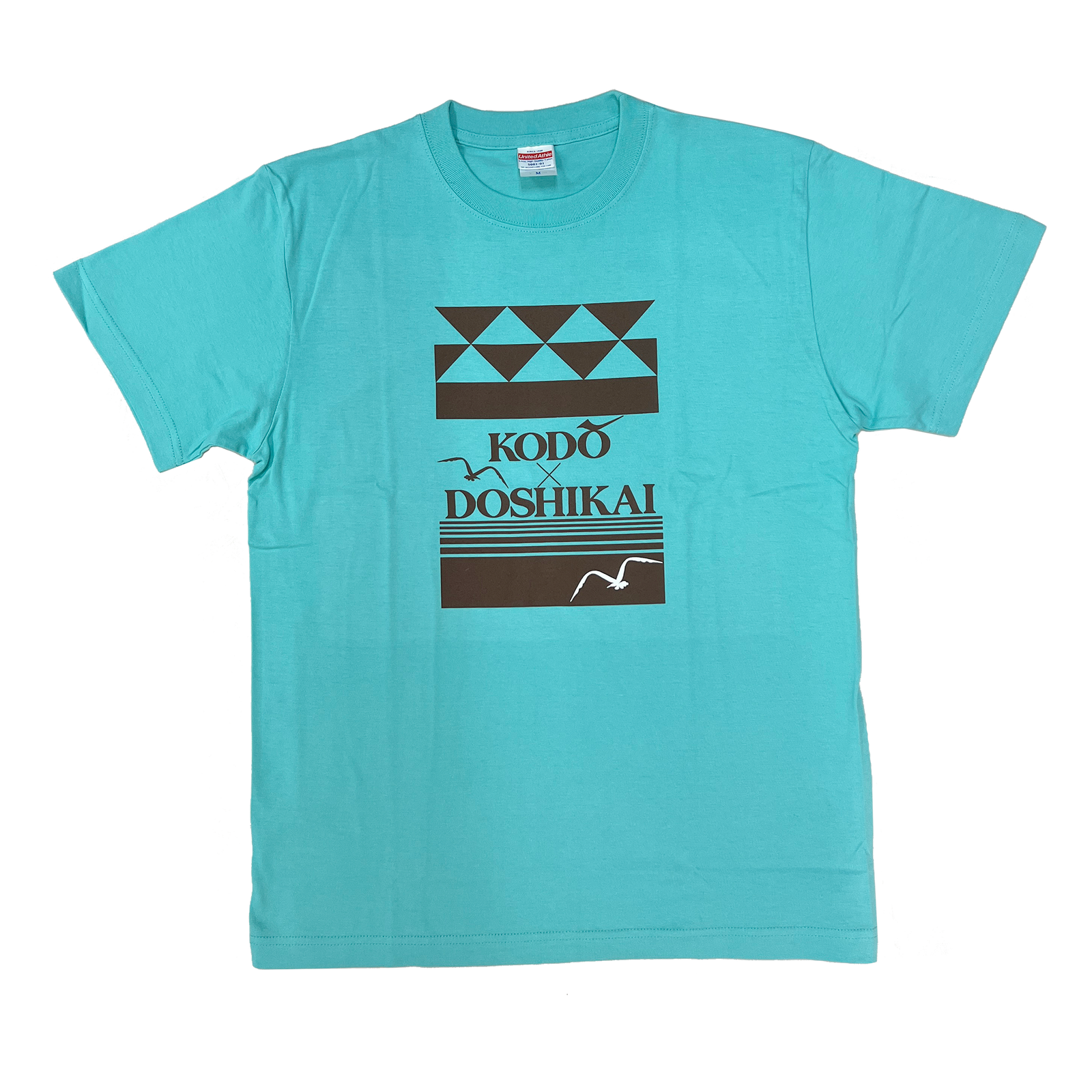 【oan】(Unisex) Kuzoo Lettering T-shirt UNIQLO UKIYO-E UT Graphic T-Shirt Blue Unisex S-4XL Kyoto